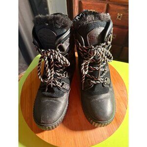 Pajar Womens Size 7-7.5 EU 38 Black Addison Waterproof Boots